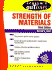 Schaum's Outline of Theory and Problems of Strength of Materials: Including Hundreds of Solved Problems