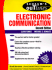 Schaum's Outline of Electronic Communication