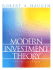 Modern Investment Theory: United States Edition (Prentice Hall Finance Series)