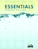 Essentials: Microsoft Excel 2003 Level 2 (4th Edition)