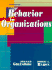 Behavior in Organizations: Understanding and Managing the Human Side of Wor K, 6th Edition