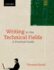 Writing in the Technical Fields: a Practical Guide