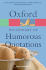 Oxford Dictionary of Humorous Quotations (Oxford Paperback Reference)