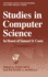 Studies in Computer Science: in Honor of Samuel D. Conte (Software Science and Engineering)