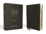Nasb, Single-Column Reference Bible, Wide Margin, Premium Goatskin Leather, Black, Premier Collection, Black Letter, 1995 Text, Art Gilded Edges, Comfort Print