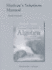 Student's Solutions Manual for Beginning and Intermediate Algebra With Applications & Visualization