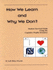 How We Learn and Why We Don't: Student Survival Guide Using the Cognitive Profile Inventory