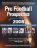 Pro Football Prospectus 2008: the Essential Guide to the 2008 Pro Football Season