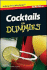 Cocktails for Dummies (Dummies) By Ray Foley (2009) Paperback