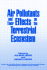 Air Pollutants and Their Effects on the Terrestrial Ecosystem. Wiley Series in Advances in Environmental Science and Technology Volume 18