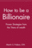 How to Be a Billionaire