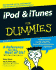 Ipod & Itunes for Dummies, 3rd Edition