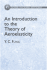 An Introduction to the Theory of Aeroelasticity