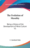 The Evolution of Morality: Being a History of the Development of Moral Culture V1