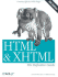 Html and Xhtml