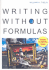 Writing Without Formulas