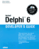 Borland Delphi 6 Developer's Guide