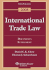 International Trade Law. Documents Supplement