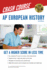 Ap European History Crash Course, 2nd Ed., Book + Online: Get a Higher Score in Less Time (Advanced Placement (Ap) Crash Course)