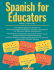 Spanish for Educators (Book Only) (English and Spanish Edition)