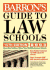 Barron's Guide to Law Schools: 15th Edition 2003
