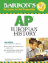 Barron's Ap European History (Barron's How to Prepare for the Ap European Histpry Advanced Placement Examination)
