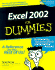 Excel 2002 for Dummies