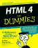 Html 4 for Dummies (for Dummies (Computer/Tech))
