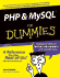 Php and Mysql for Dummies