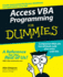 Access Vba Programming for Dummies