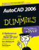 Autocad 2006 for Dummies