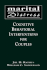 Marital Distress: Cognitive Behavioral Interventions for Couples (Clinical Application of Evidence-Based Psychotherapy)