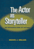 The Actor as Storyteller: an Introduction to Acting