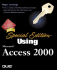 Using Microsoft Access 2000: Special Edition