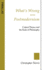 What's Wrong With Postmodernism? : Critical Theory and the Ends of Philosophy