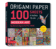 Origami Paper 100 Sheets Modern Art 6" (15 Cm): By Bennett Agnew for Psl Services/Strive-Tuttle Origami Paper: Double-Sided Origami Sheets Printed...-Instructions for 6 Projects Included