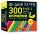 Origami Paper 300 Sheets Vibrant Colors 4" (10 Cm): Tuttle Origami Paper: Double-Sided Origami Sheets Printed With 12 Different Designs