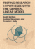 Testing Research Hypotheses With the General Linear Model