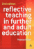 Reflective Teaching in Further and Adult Education