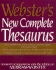 Webster's New Complete Thesaurus: Created in Cooperation With Editors of Merriam-Webster