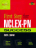 First Step for Nclex-Pn Success [With Disk]