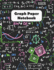 Graph Paper Notebook: Algebra Math Design Grid Paper Quad Ruled 4 Squares Per Inch Large Graphing Paper 8.5" By 11"