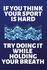 If You Think Your Sport is Hard Try Doing It While Holding Your Breath: Lined Journal Notebook for Swimmers, Swim Team, People Who Love Swimming