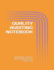 Quality Auditing Notebook: Journal Notes Checklist Questions Observations Evidence Log (Audit Notebooks and Journals)