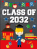 Class of 2032: Back to School Or Graduation Gift Ideas for 2019-2020 Kindergarten Students: Notebook | Journal | Diary-Blonde Haired Boy Kindergartener Edition