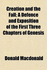 Creation and the Fall a Defence and Exposition of the First Three Chapters of Genesis 1856 [Leather Bound]