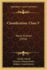 Classification. Class V: Naval Science (1910)