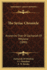 The Syriac Chronicle: Known as That of Zachariah of Mitylene (1899)
