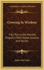 Growing In Wisdom: Fifty-Two Junior Worship Programs With Object Lessons And Stories