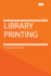 Library Printing